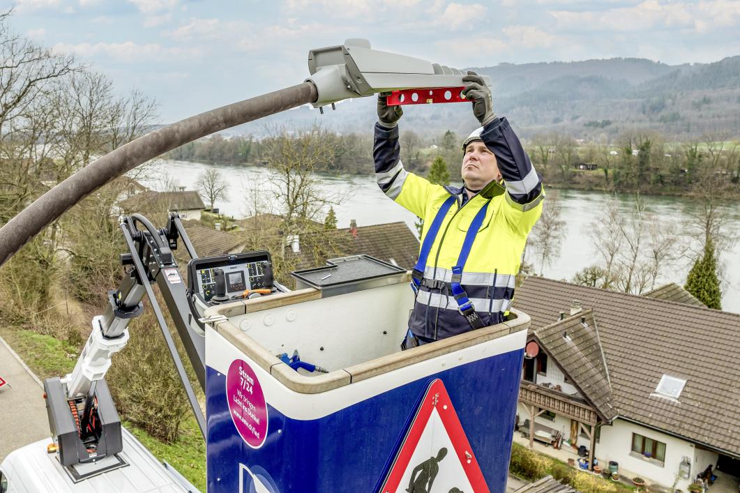 Neue LED-Laternen in Sisseln 