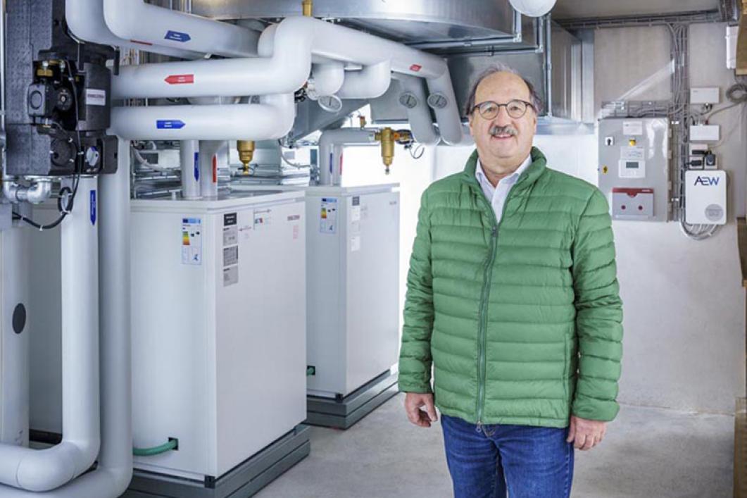 «Die AEW hatte klar die beste Lösung für Mehrfamilienhäuser - von der Planung bis zum Betrieb»