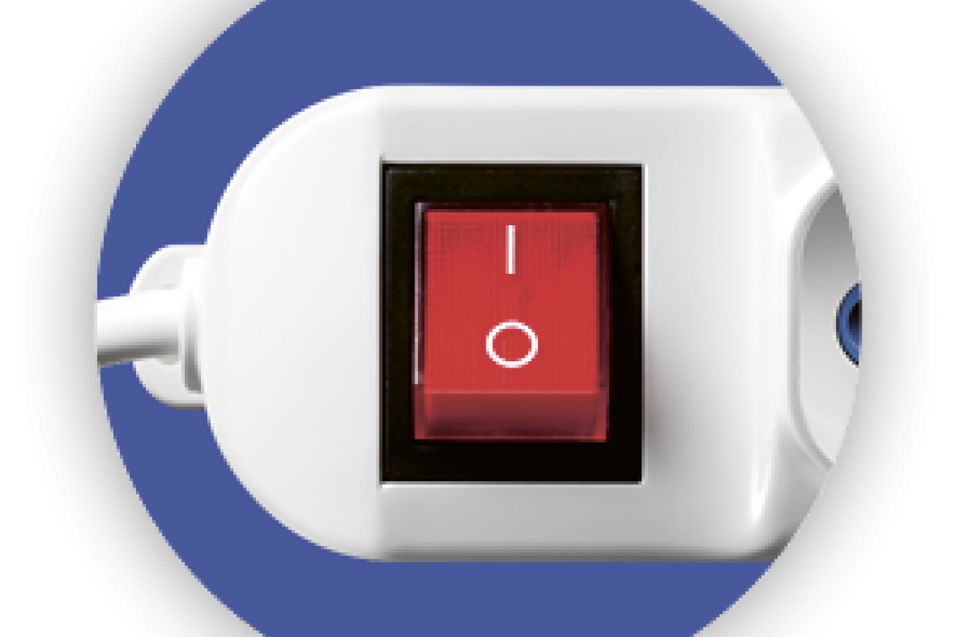 Steckerleiste verwenden