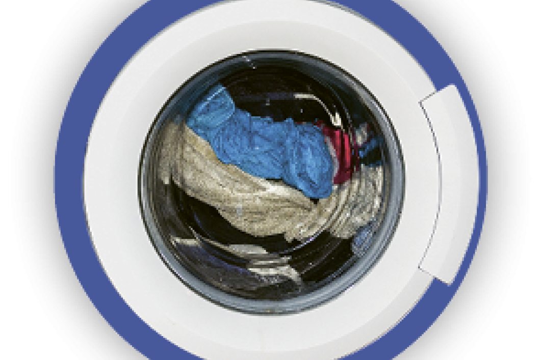 Waschmaschine komplett befüllen