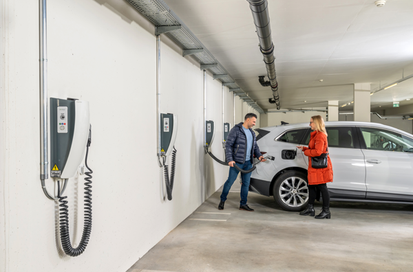Ladestationen für Elektroautos in Mehrfamilienhäusern 