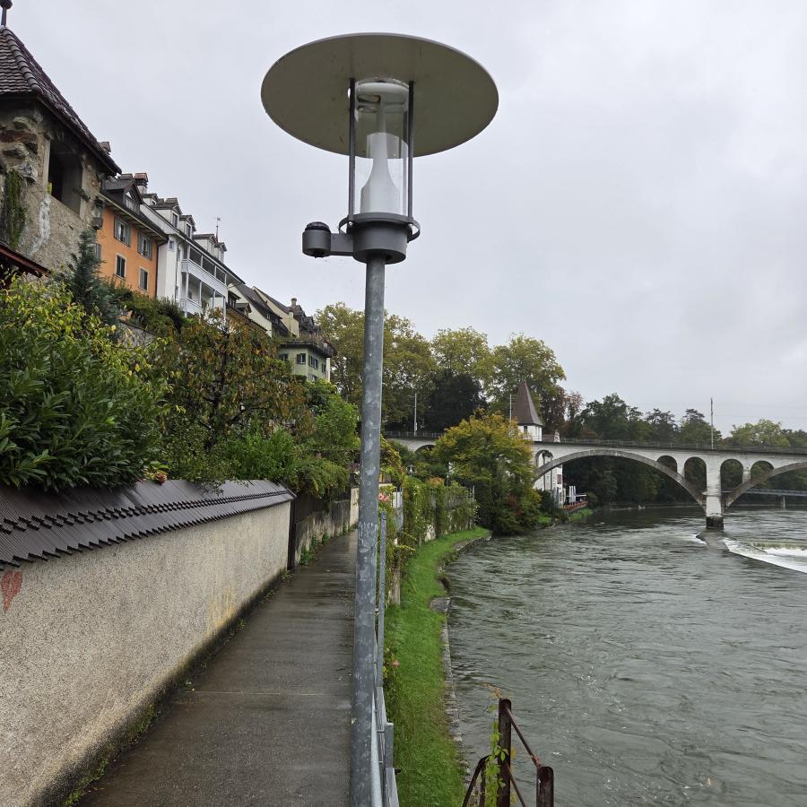 Öffentliche Beleuchtung mit LED in Bremgarten