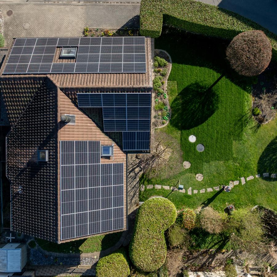AEW myHome Projekt Einfamilenhaus Buchs AG, Photovoltaikanlage