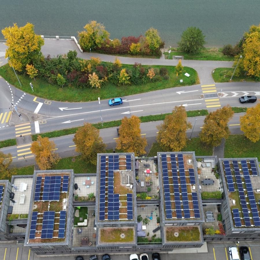 AEW myHome Projekt Bürogebäude Aarau (Photovoltaikanlage)